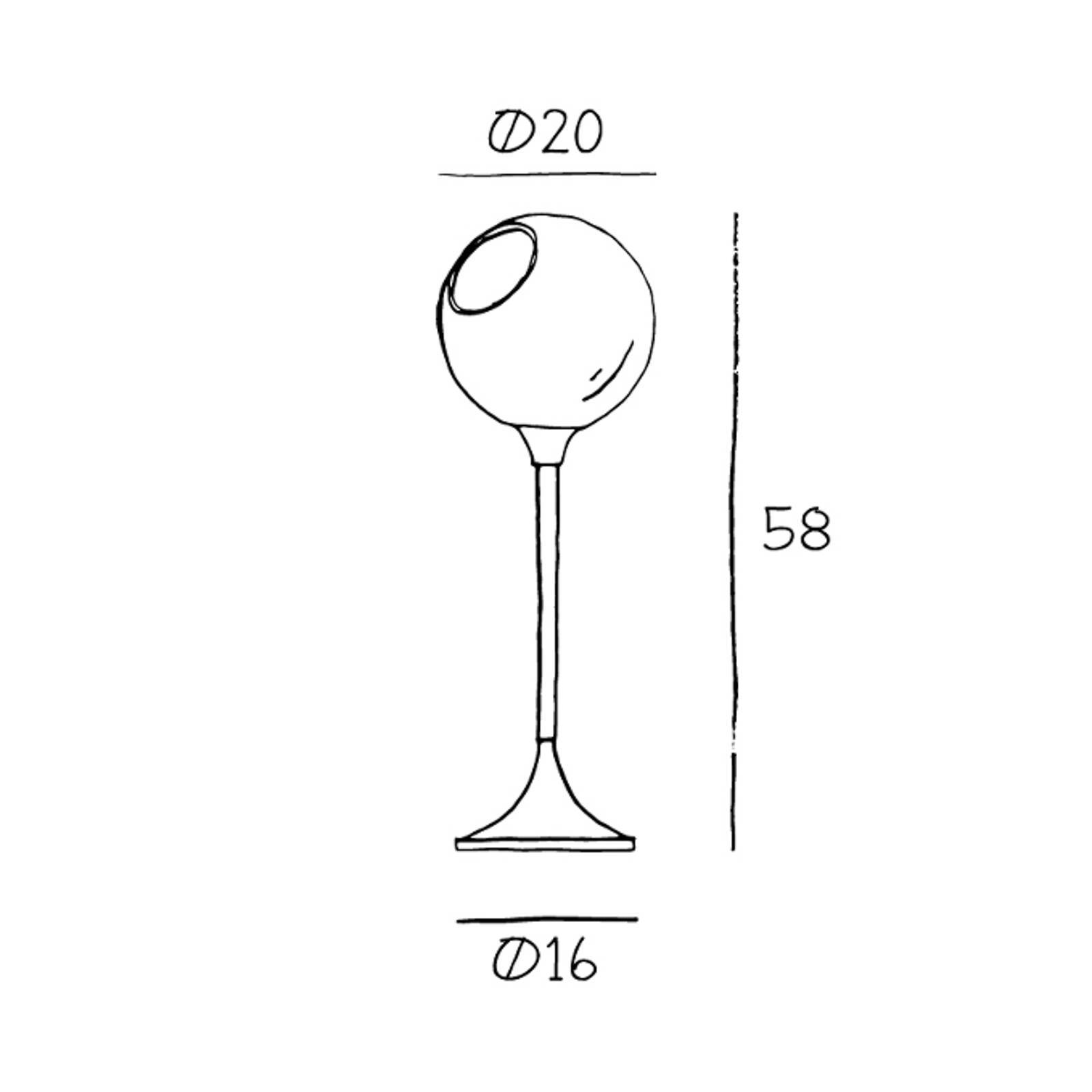 DESIGN BY US Design bordslampa Ballroom, dimbar, Mässing / guld, Vardagsrum / matsal, Metall, Design, Bordslampa