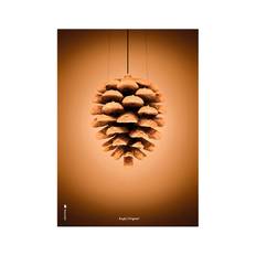 Brainchild Plakat - Kogle/Brun Baggrund - 50x70 cm
