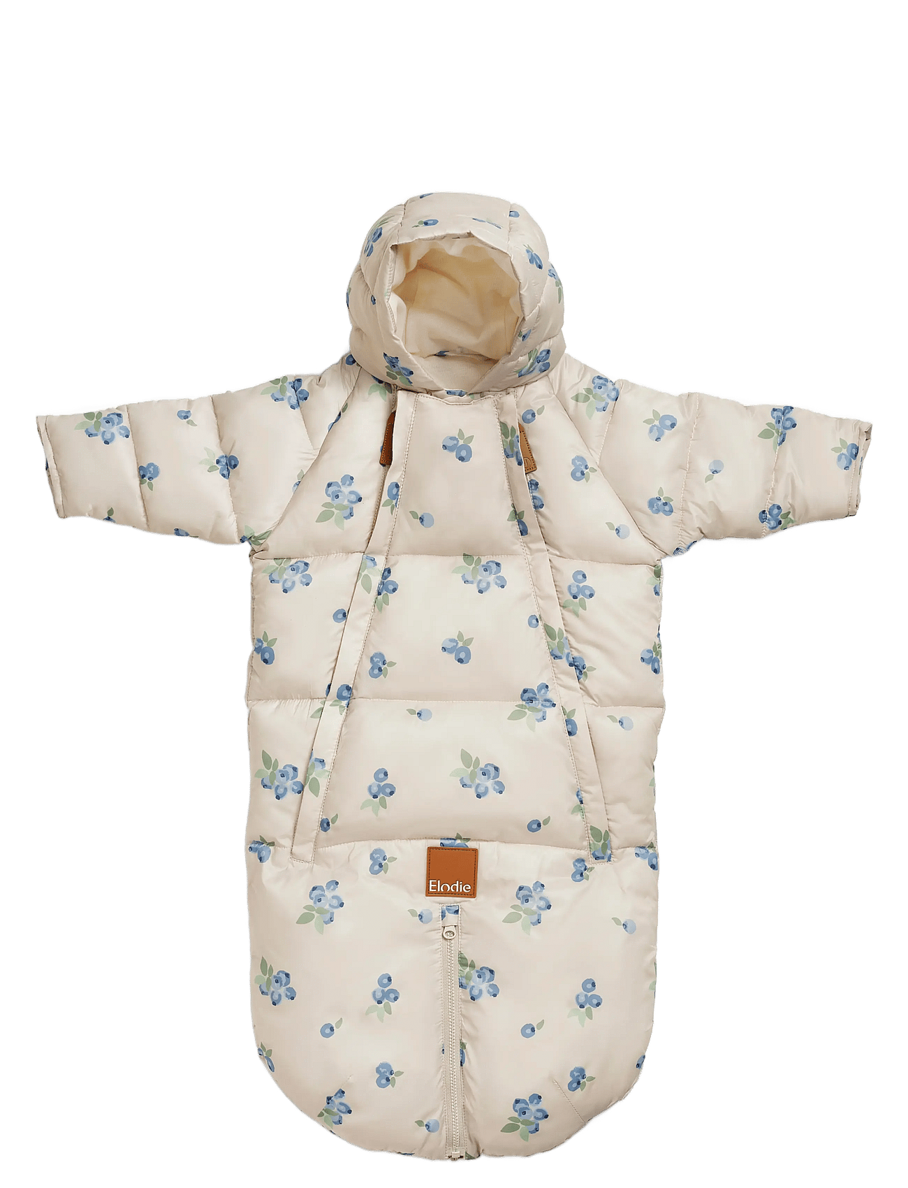 ELODIE DETAILS Baby Overall Blueberry Bliss 0-6M | Cream | 0-6M