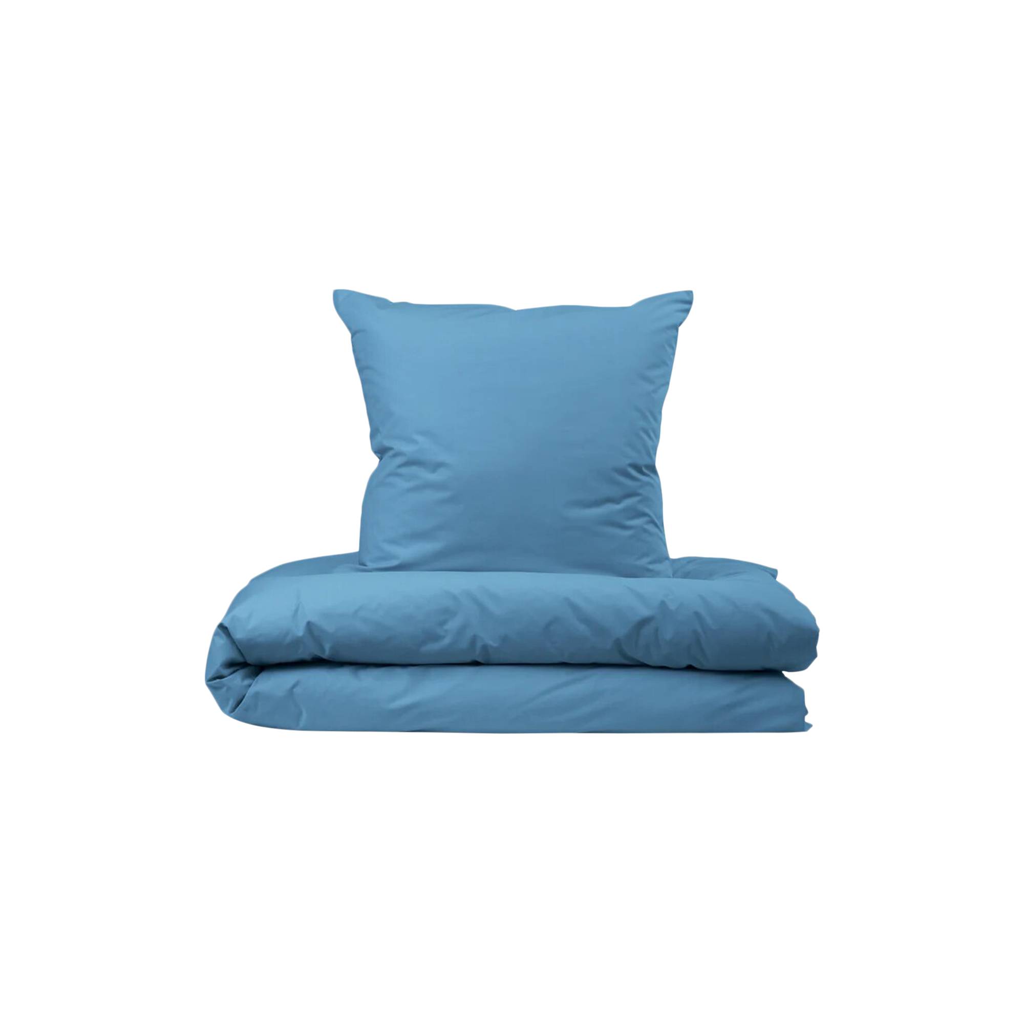 SUPIMA PERCALE Sengetøj, Bright Blue.