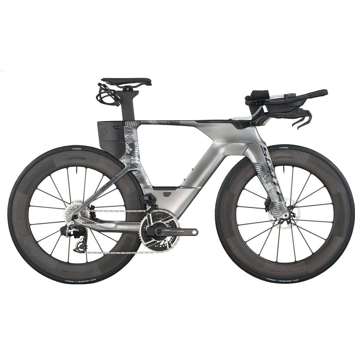 Triathloncykel Scott Plasma RC Ultimate Chrome Silver (L)
