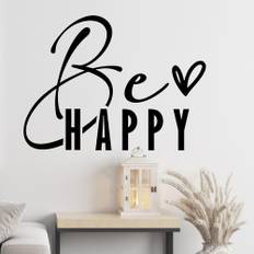 Be happy wallsticker