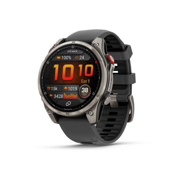 Garmin fēnix 8 Pro 47 mm AMOLED Sapphire Grå – Multisport GPS-klocka med avancerade utomhusfunktioner