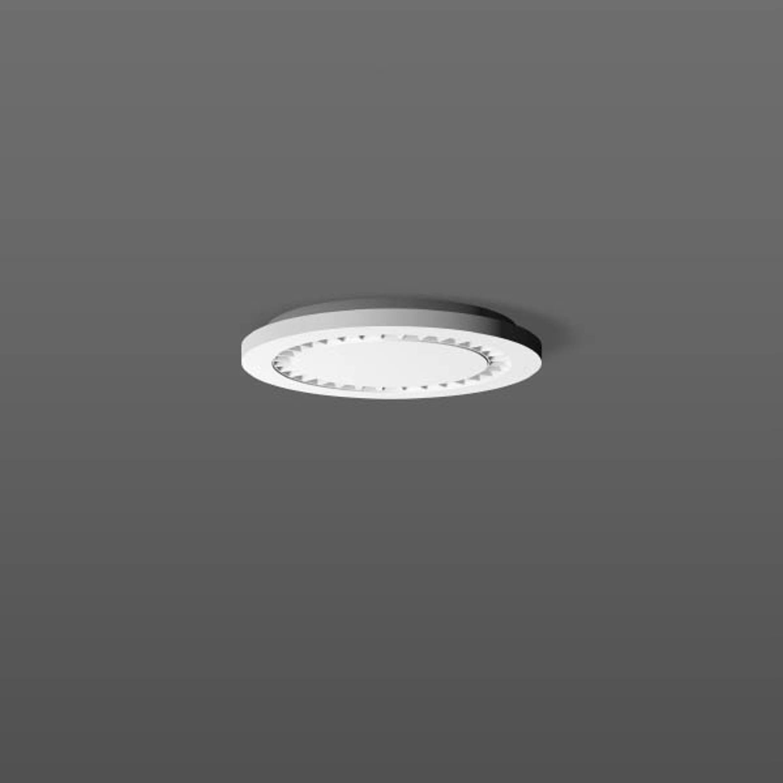 BEGA LED taklampa Hemis Round, Vitt / opal, Hall, Syntetmaterial, LED-taklampa
