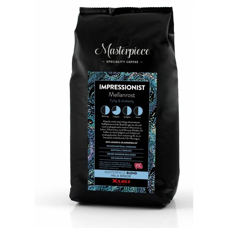 Kaffe Kahls Hela Bönor Masterpiece Impressionist 1kg