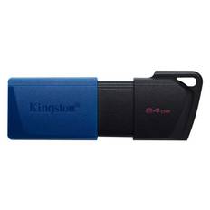 Kingston DataTraveler Exodia M 64GB USB 3.2 Gen 1 Sort Blå