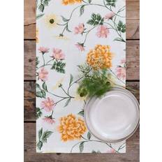 Bordslöpare - Löpare Dahlia (orange) (Storlek: 40 x 140 cm)