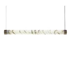 Lee Broom Tube Pendel Carrara Marmor/Messing