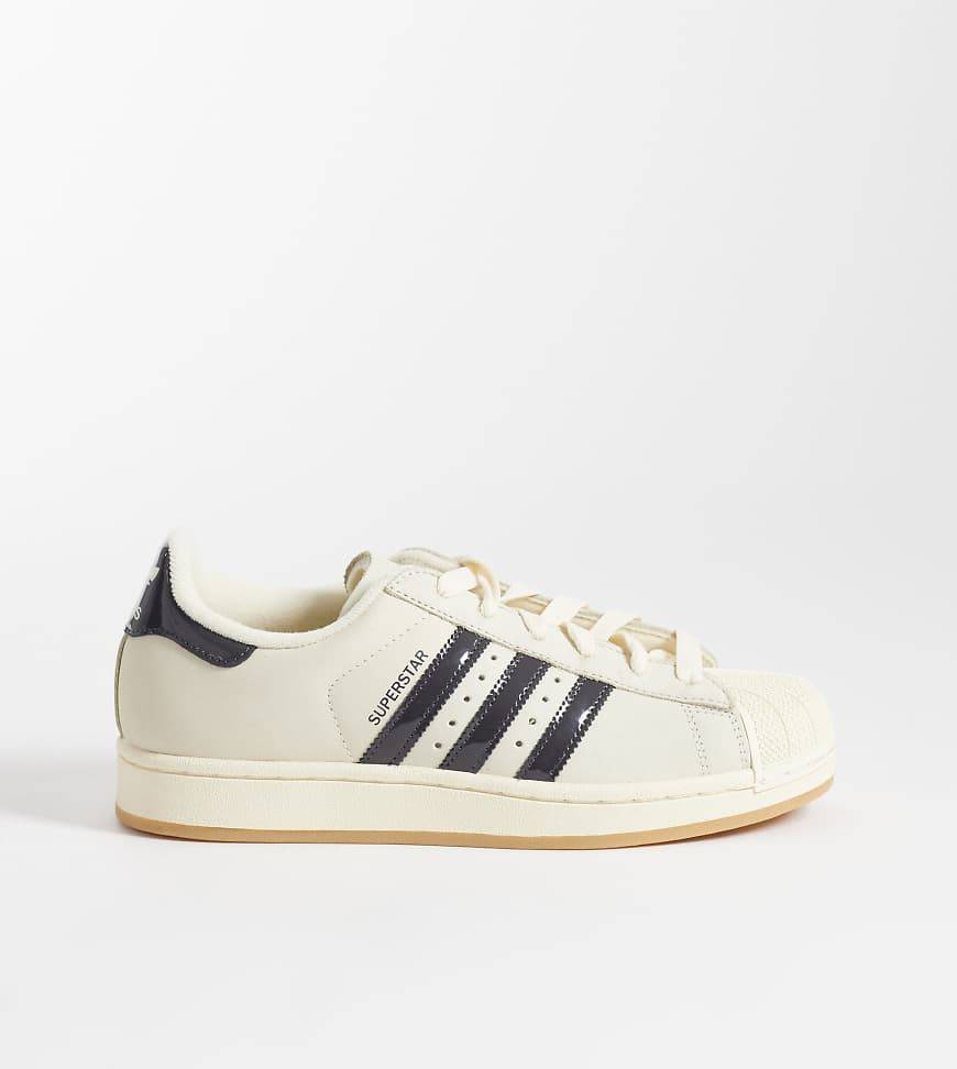 adidas Originals - Superstar II - Råhvide og sorte sneakers - 40