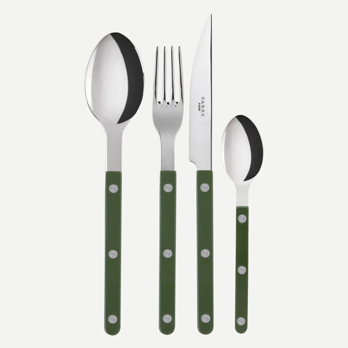Bistrot Cutlery | Green - 4 Piece Set