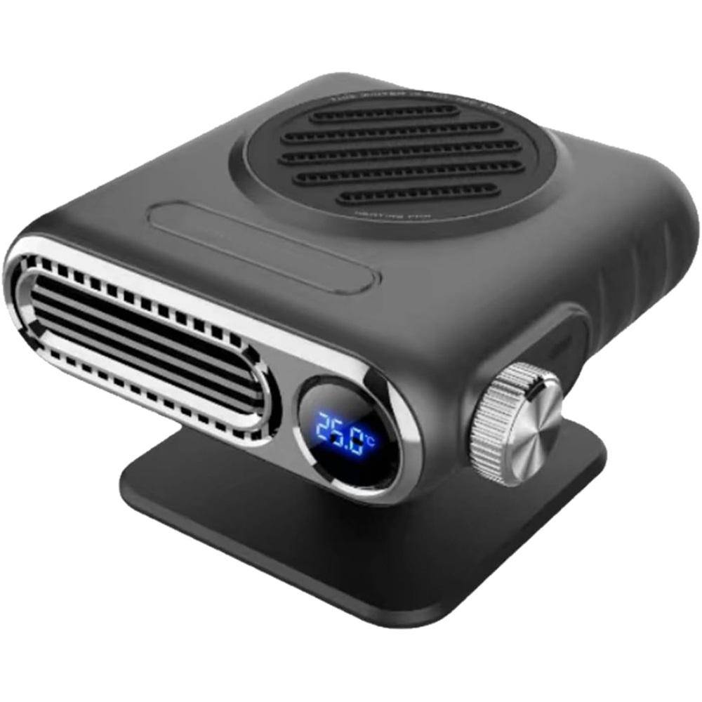 12V Bärbar Bilvärmare med Digital Temperaturkontroll, Bärbar Värmare, 150W Snabb Avfrostnings- och Avimningsanordning