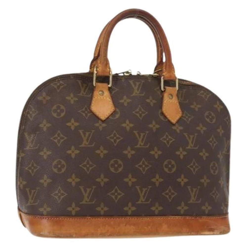 Louis Vuitton Vintage Pre-owned Vintage Canvas Håndtaske - Vintage - Dame - Brun - ONE SIZE -