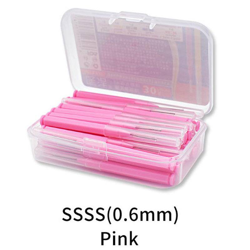 30Pcs Dental Picks Kit Interdental Brushes Flossing Sticks For Effective Tooth Cleaning Oral Care Travel Friendly