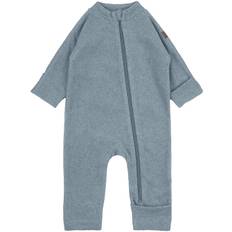 Mikk-Line Fleeceoverall - Blekt Denim Melange - Mikk-Line - 1½ år (86) - Fleeceoverall
