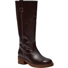 Billi Bi Long Boots A5289 Kvinde T.Moro Rustic Calf 886 Langskaftede Støvler Str 39 - hos Magasin