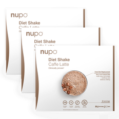 3 x Nupo Diet Shake Caffe Latte (960g)