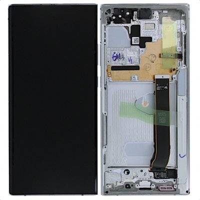 Samsung Galaxy Note 20 Ultra 5G Original Skärm Display Glas AMOLED 2X - Mystisk Vit