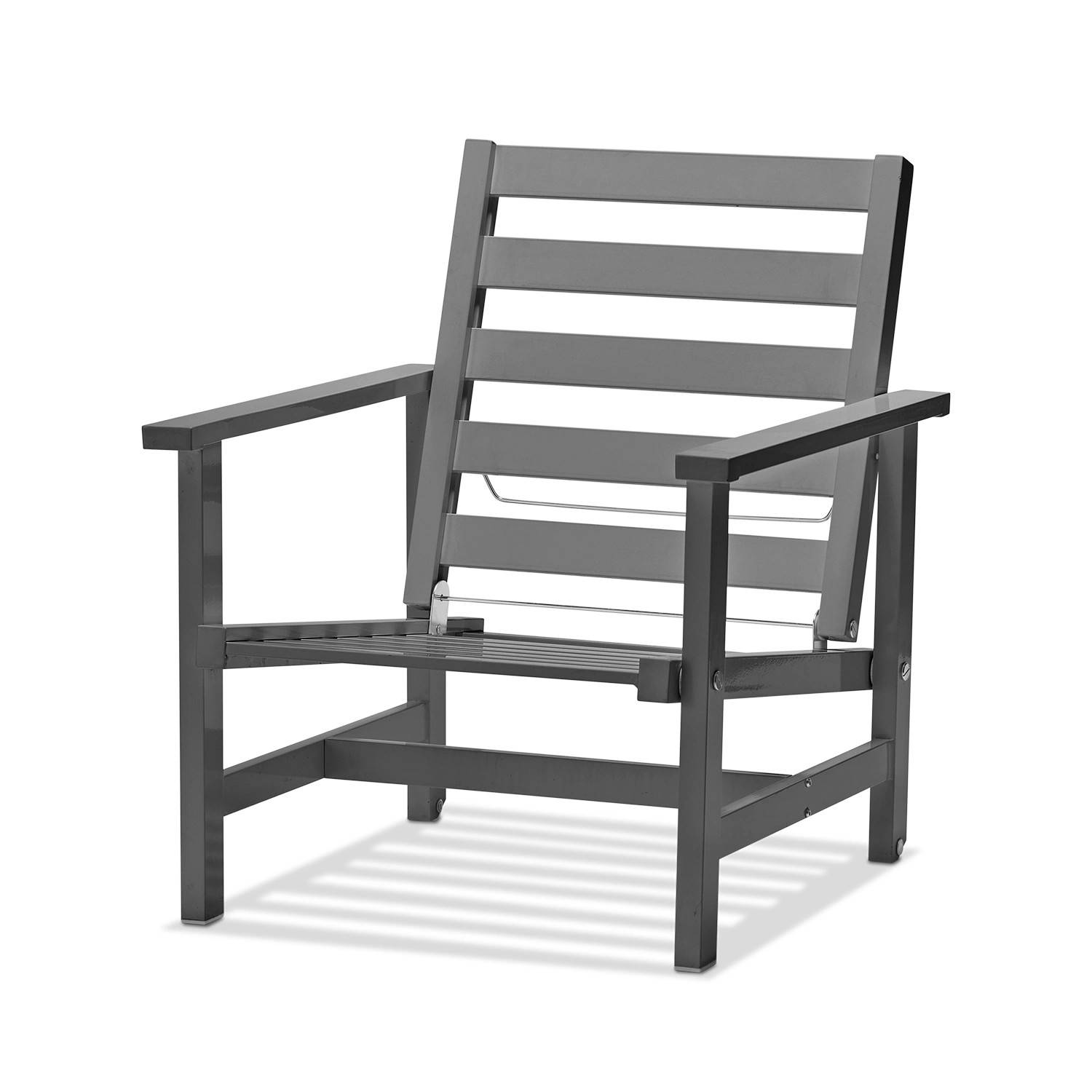 Fåtölj 05 grå aluminium - Grå