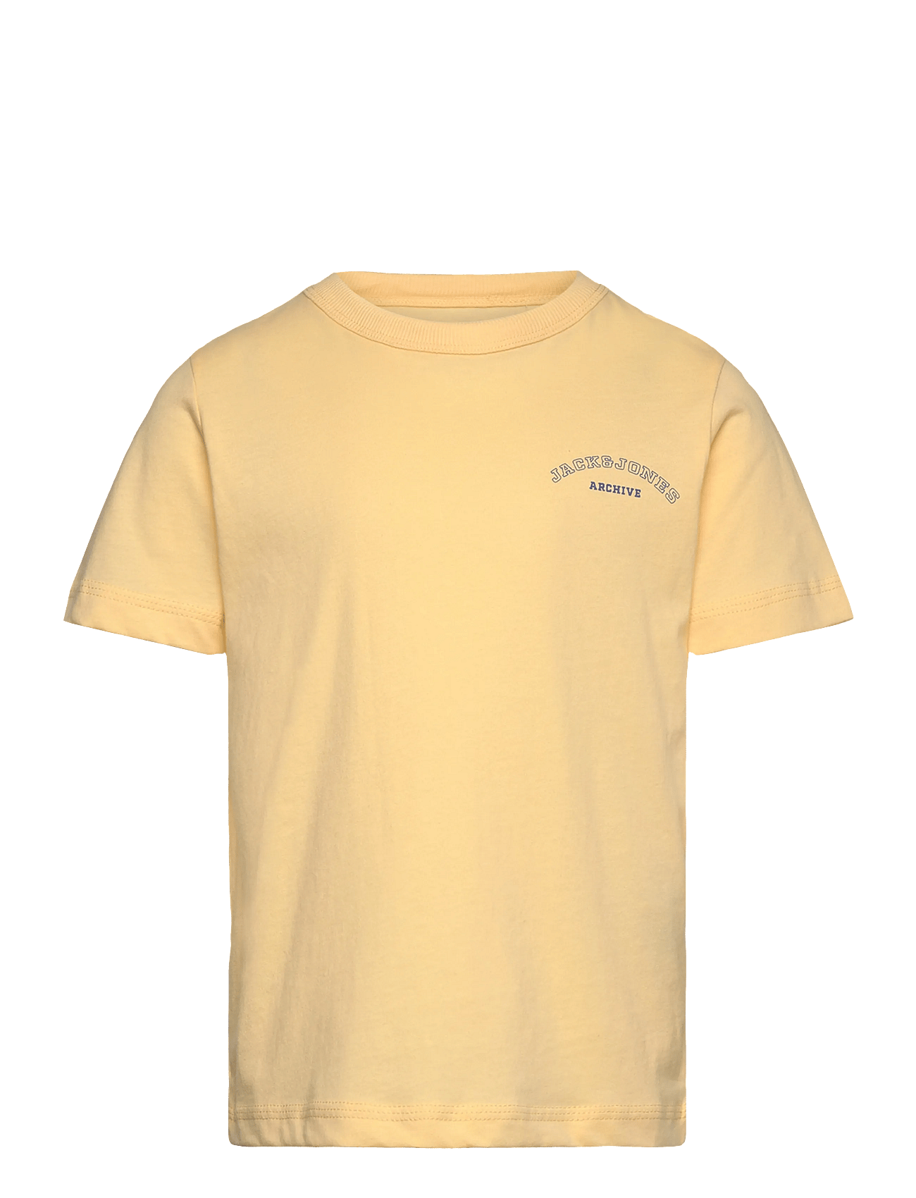 Jack & Jones Jjcollege Logo Tee Ss Crew Neck Mni - Yellow - 98