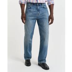 GANT Herre Straight fit jeans (42/34) Denim Melange