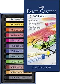 Studio Pastellkrita mjuk 12 färger