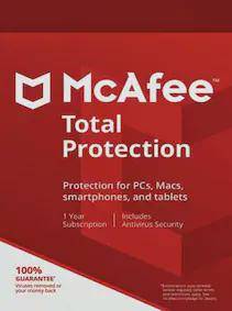 McAfee Total Protection Multidevice Unlimited Devices 1 Year Key GLOBAL