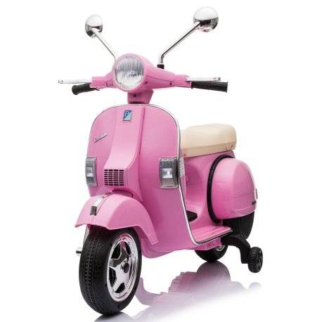 Vespa PX150 EL scooter 10,8V (Opgraderet udgave) "Pink"
