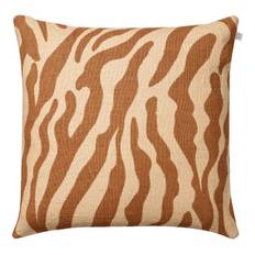 Zebra Linen Cushion Cover 50x50 - Taupe