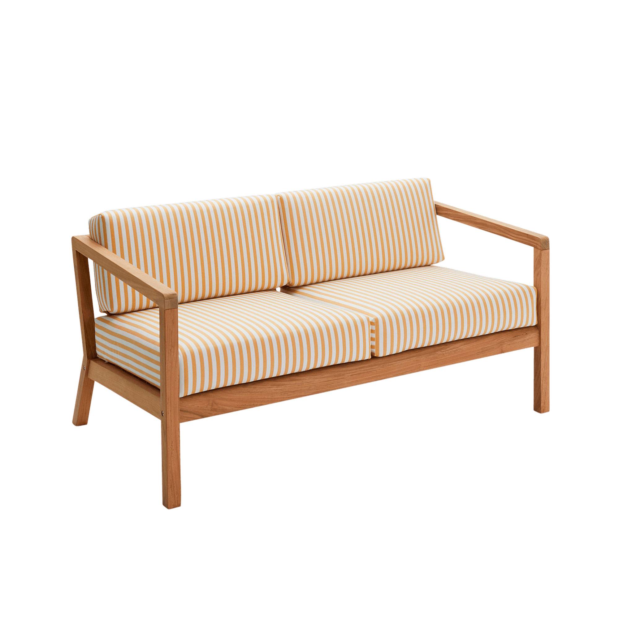 Skagerak Virkelyst 2-personers Sofa Golden Yellow Stripe.