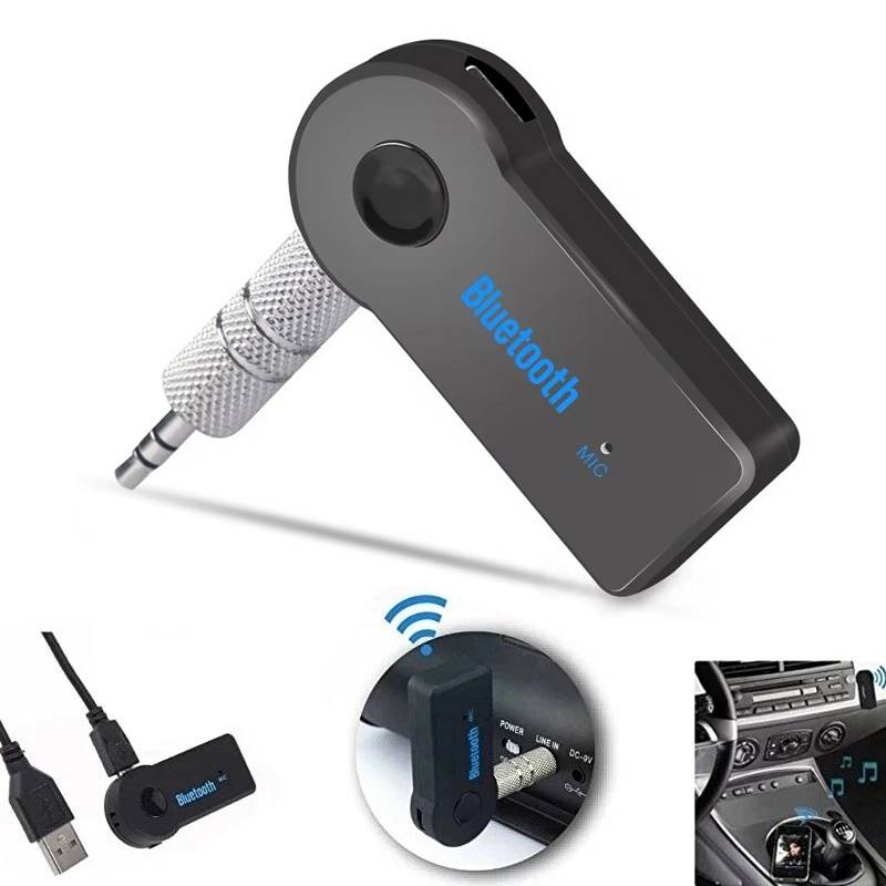 2 In 1 Wireless Bluetooth Receiver Transmitter Adapter 3.5mm Jack Bluetooth Receiver Audio For Car Music Aux Handsfree Headset