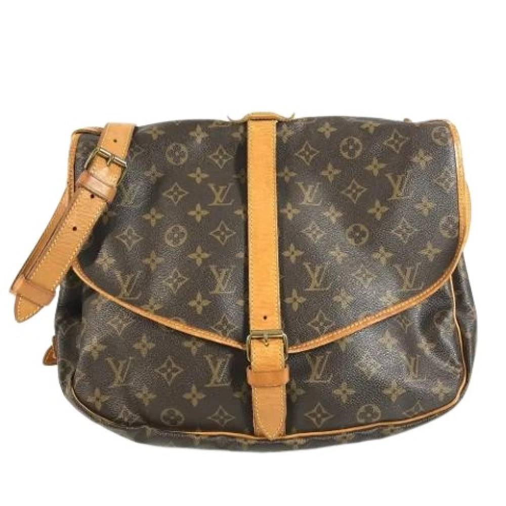 Louis Vuitton Vintage Pre-owned Vintage Skuldertaske - Vintage - unisex - Brun - ONE SIZE - Uld