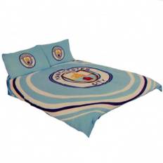 Manchester City FC Pulse Double Duvet Set - One Size / Sky Blue