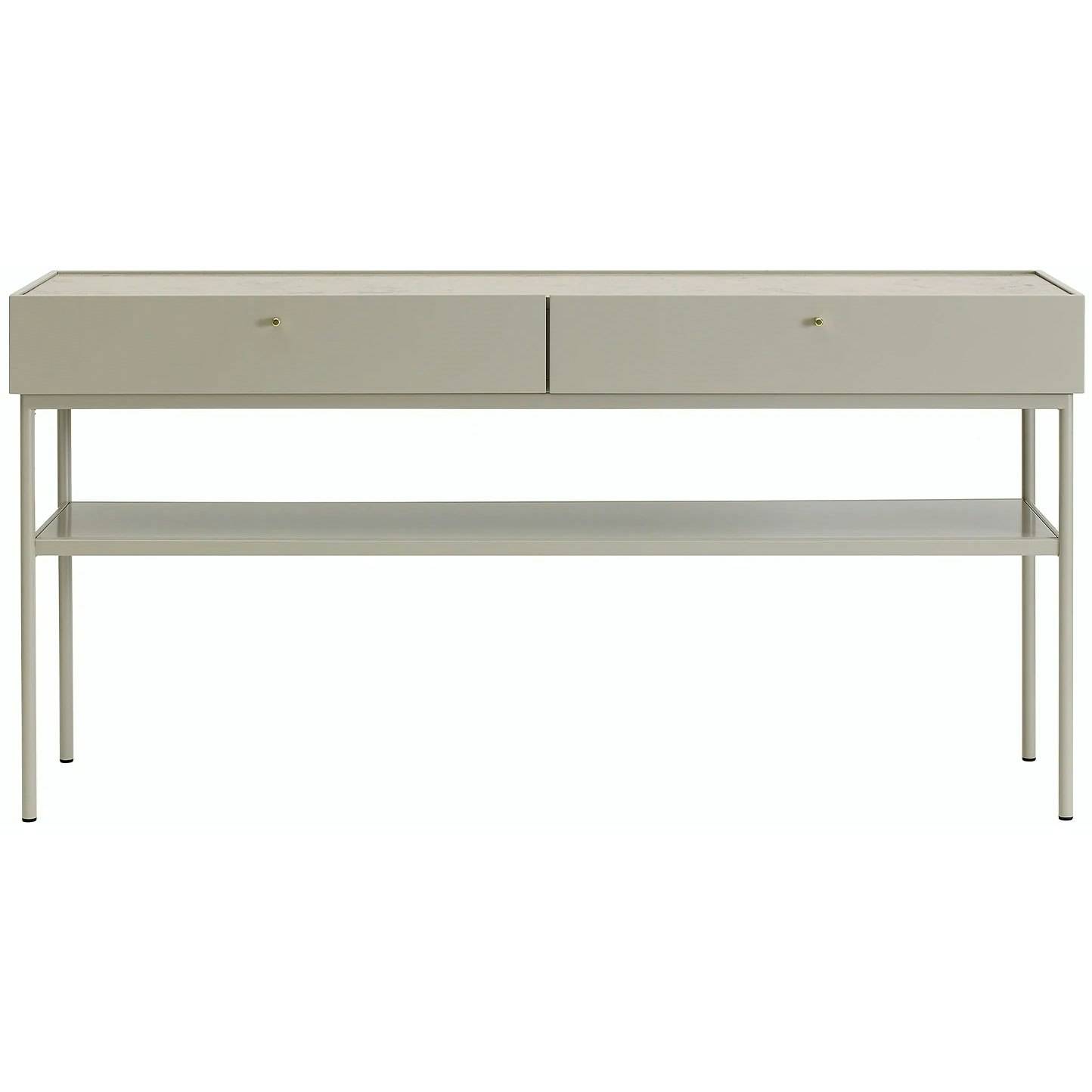 Asplund Luc Console 160 Side Table - Sidebord & Aflastningsbord Metal Dark Sand - 0570049246.