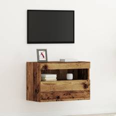 TV Vägghylla Gammalt trä 60 x 30 x 40 cm Konstruerat trä