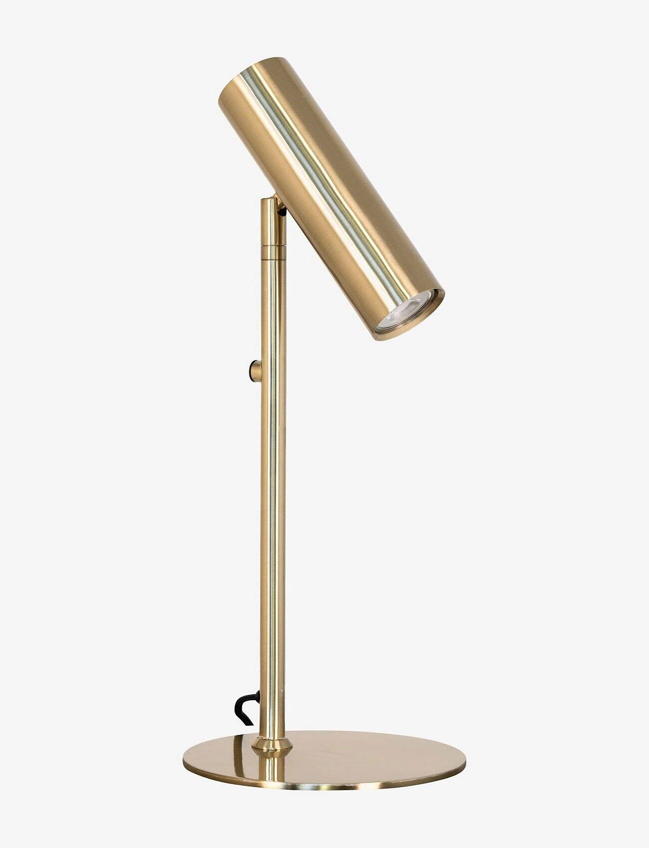 House Nordic Nida - Lamp, Brass, 200 Cm Fabric Cord - Gold - 47X20X20 cm