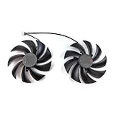 Datorkomponenter 95MM FD8015U12D Compatible with RX7600 7600XT Hellhound Graphics Card Replacement Fan