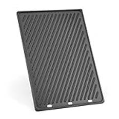 Onlyfire Grillplatta i Gjutjärn för Weber Genesis II & Genesis II LX 300-Serien Gasolgrillar, II E310, II LX E/S-340, Vändbar Grillplatta, Reservdelar för Weber 66802/66095