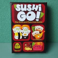 1st "Sushi Go" strategikortspel, familjesammankomstspelskort, brädspel för fest, roligt kortspel, semesterkortspel, festspel för vuxna lämpliga för ha - Röd (En-Storlek)