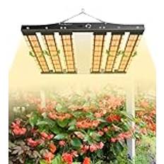 SPC4500 LED Grow Lights, 3 sorters fullspektrum växtljus 450W, 5x5 ft täckning med 2196 Samsung LED, dimbar timer & tidsreservation Veg Bloom odlingslampor för inomhusväxter