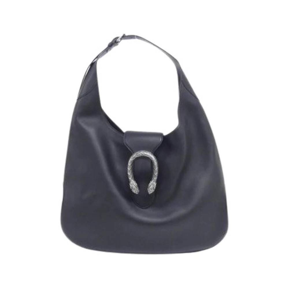 Gucci Vintage Pre-owned Vintage Skuldertaske - Vintage - Dame - Sort - ONE SIZE - Uld