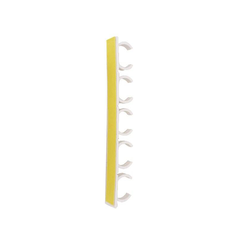 1/4 st väggmonterad ingrediens kryddflaskställ plastklämma arrangör rack köksskåp dörr krokar burkar kryddhållare verktyg - 1st