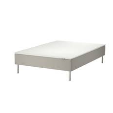 IKEA - SNARUM boxmadras med topmadras, medium beige/Näsfjället hvid, 140x200 cm