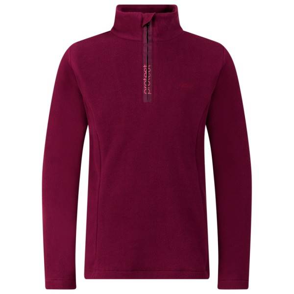 Protest Kid's PRTRemutey 1/4 Zip Active Top Fleecetröjor Barn Storlek 176 Färg lila/röd