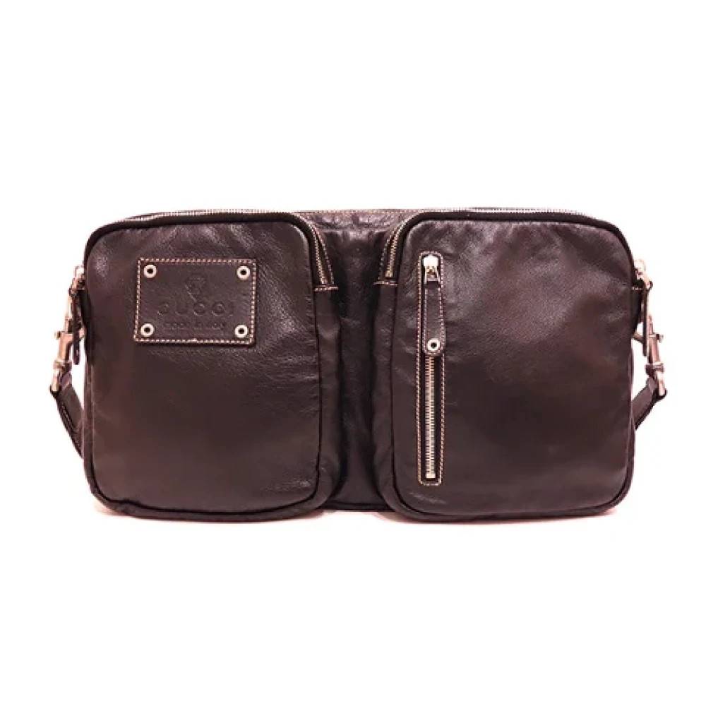 Gucci Vintage - Pre-owned Laeder crossbodyvskor Vintage - Herr - ONE Size -