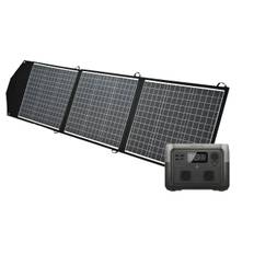 Mobile Solaranlage - EcoFlow River 2 Max mit 150W faltbarem Solarmodul