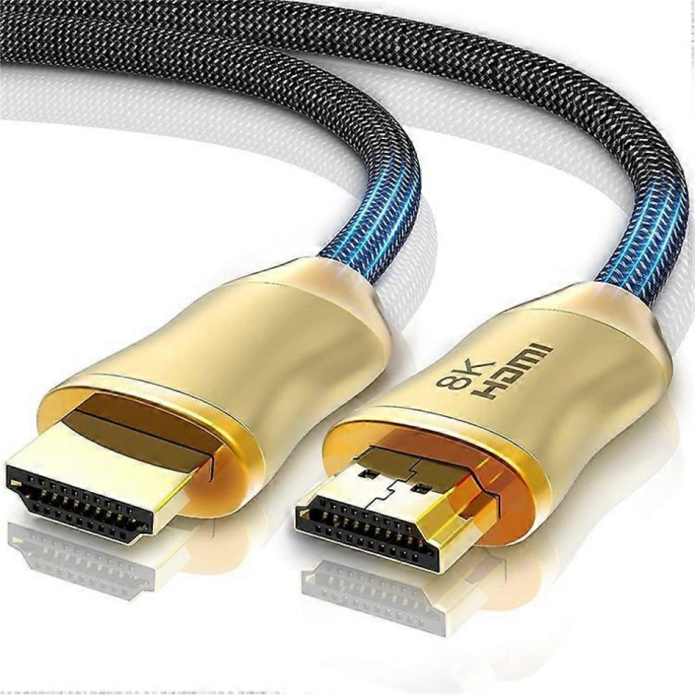 10m 26AWG HDMI 2.1-kabel 8K / 60Hz 4K / 120Hz HDMI til HDMI forgyldt stikledning kompatibel med PS5 XBox TV Computer Projektor