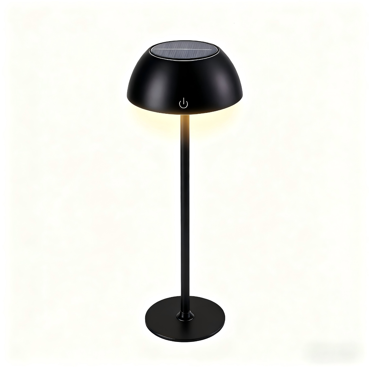 CONZEPT Solar bordlampe Ø15x20/33 cm - sort