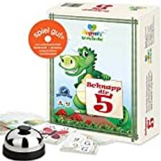 Piepmatz und Grünschnabel Schnapp Dir 5 | lär ABC | känna igen själv och ljud | koncentration och reaktionsspel | Perfekt present till skolnybörjare | För 2-6 spelare från 6 år