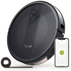 Keybol E20 Robot Vacuum Strong 7cm Automatic Alexa Drop Collision 150 Minutes Continuous Timer Smart Cleaning Boundary Black Cleaner, 2500Pa, Suction, svart