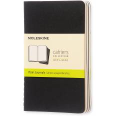 Moleskine Cahier Journal (Cardboard cover, Pocket, Plain, Black)